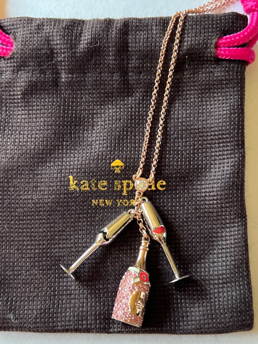 Kate Spade Make Magic Pendant Necklace and Earring Set NWT w/Kate Spade Bag - Picture 6 of 11